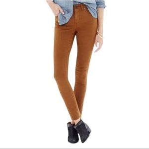 Madewell Full Length Brown High Riser Skinny Jeans Size 26